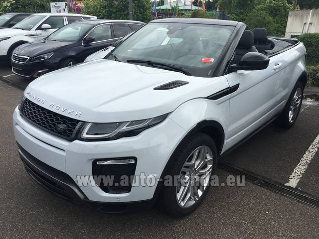 Rental Land Rover Range Rover Evoque HSE Cabrio SD4 Aut. Dynamic in Gatwick Airport
