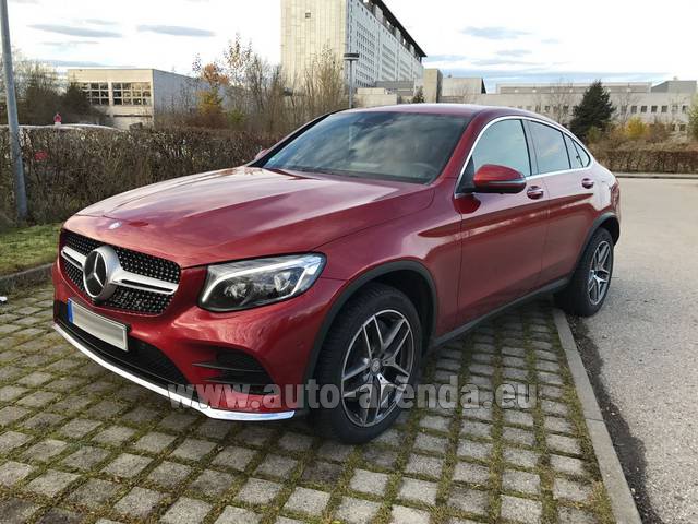 Rental Mercedes-Benz GLC Coupe equipment AMG in Manchester