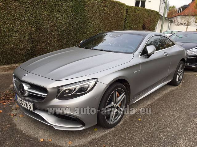 Rental Mercedes-Benz S-Class S63 AMG Coupe in London Heathrow Airport