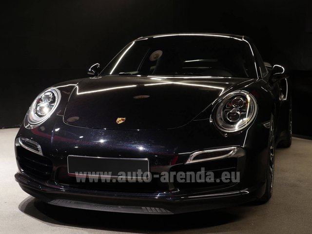 Rental Porsche 911 991 Turbo S Ceramic LED Sport Chrono Package in Gatwick Airport