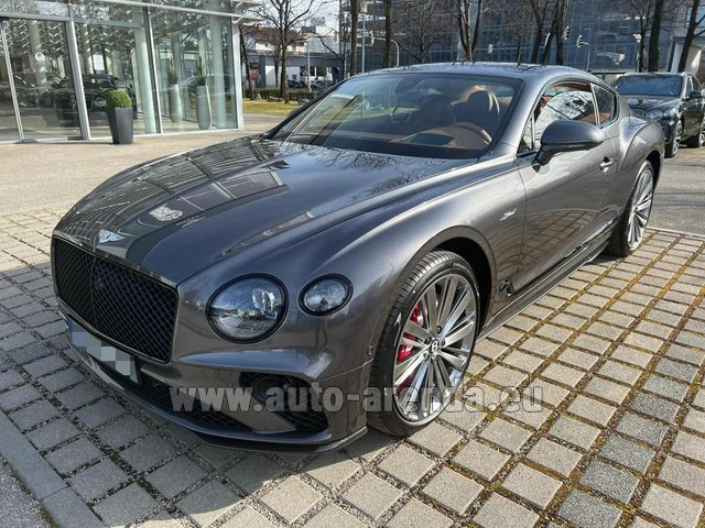 Rental Bentley Continental GTC V8 in Manchester