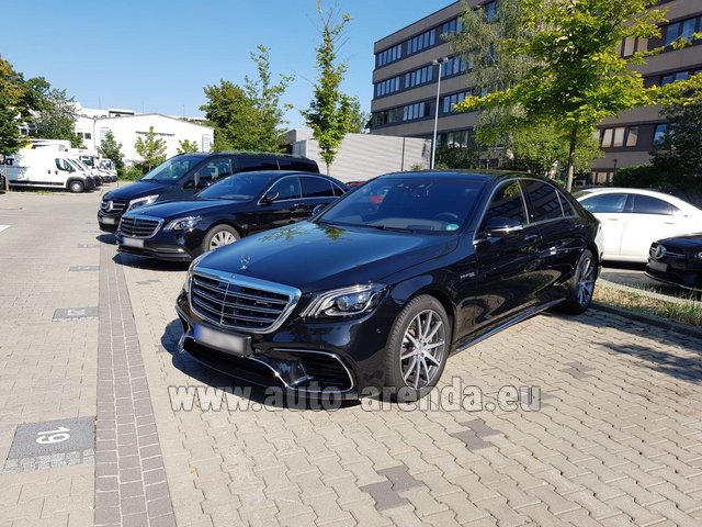 Rental Mercedes-Benz S 63 AMG Long in Manchester