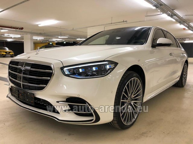 Rental Mercedes-Benz S-Class S500 Long 4Matic AMG equipment in Great Britain
