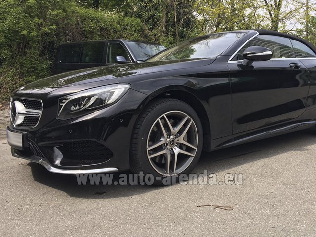 Rental Mercedes-Benz S-Class S500 Cabriolet in Great Britain