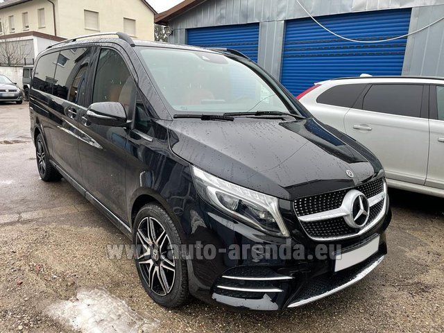 Rental Mercedes-Benz V300d 4Matic EXTRA LONG (1+7 pax) AMG equipment in Great Britain