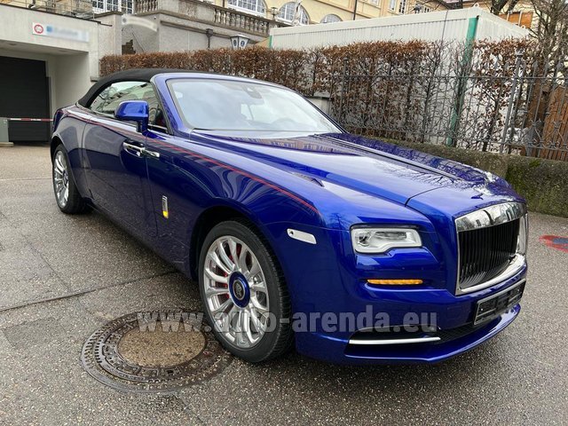 Rental Rolls-Royce Dawn (blue) in London